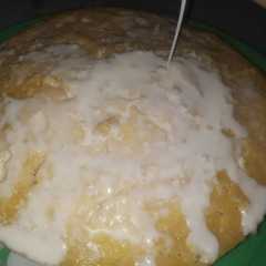 Una foto de Pastel 3 leches en el microondas