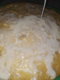 Una foto de Pastel 3 leches en el microondas