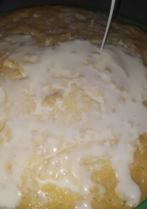 Una foto de Pastel 3 leches en el microondas