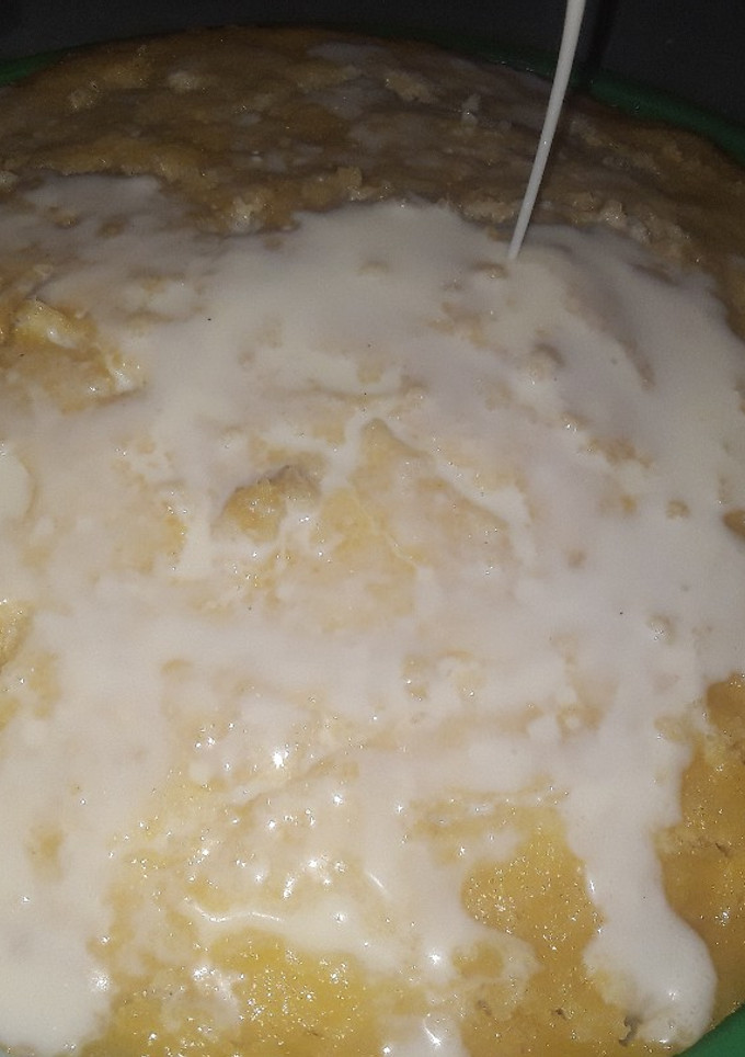 Una foto de Pastel 3 leches en el microondas