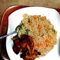 Teriyaki rice A picture of Teriyaki rice.