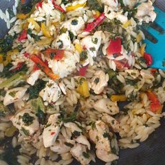 A picture of Chicken and Kale Orzo.