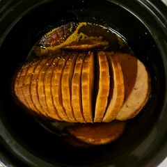 A picture of Honey-Glazed Ham.