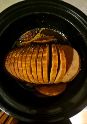 A picture of Honey-Glazed Ham.