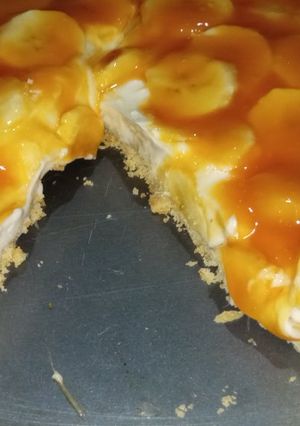 صورة لوصفة تارت الكراميل والبنان بعجينة مقرمشة 😋😋👍😍