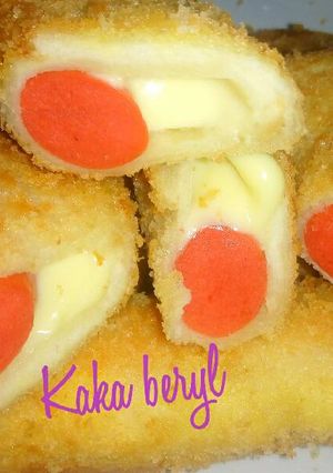 Foto resep Roti gulung sosis keju