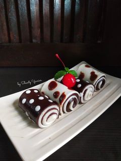 Foto resep Lapis Gulung Polkadot