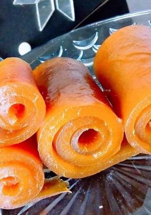 A picture of Homemade aam papad.