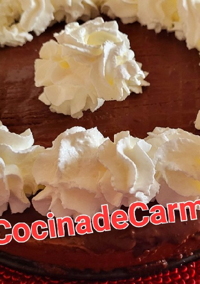 Una foto de Tarta mousse de chocolate sin horno
