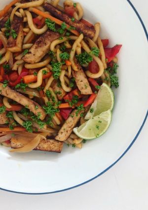 A picture of Udon Stir Fry.
