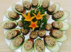 Hình của món Dồi heo.