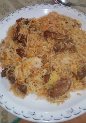 A picture of Chicken Achari Biriyani.