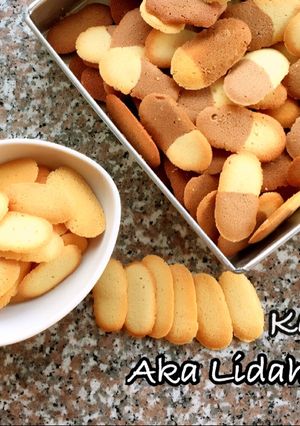 Foto resep Lidah kucing dua rasa