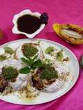 Paneer stuffed Dahi bade/bhalle