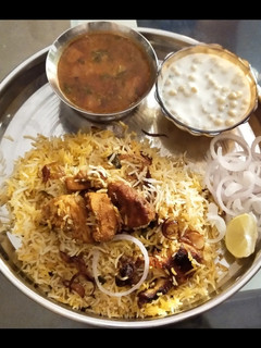 A picture of Chicken 65 biryani 😋😍.