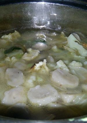 Foto resep Sop bakso gurih. Simple banget