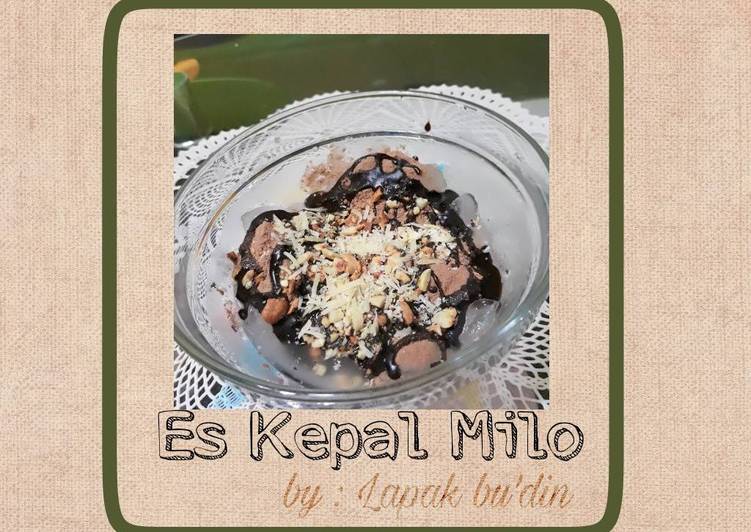 Cara Memasak Untuk Mencoba Di RumahEs Kepal Milo