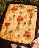 Focaccia fácil sin amasado