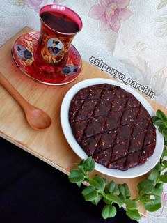 عکسی از دستور دسر خرمایی 🌸