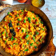 A picture of Rajwadi Khichdi.