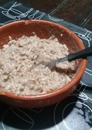 Una foto de Risotto a mi manera