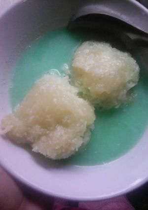 Foto resep Sawut singkong kuah santan pandan guriiihh