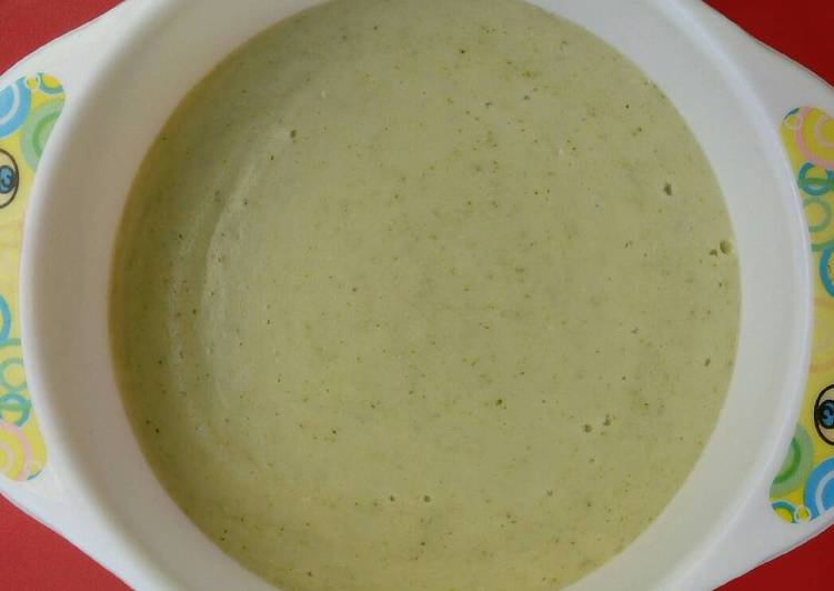 Resep MPASI 7m+ : Oat Brotem (Brocoli,Tempe)+ evoo, Menggugah Selera