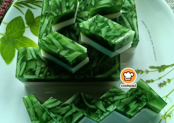 Resipi Agar Agar Santan Kelapa Pandan Oleh Muniroh Annuar Cookpad