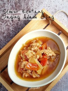 Foto resep (1.2) Semur Kentang Daging Ayam Giling