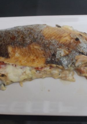 Foto principal de Truchas al grill doble con jamón y queso