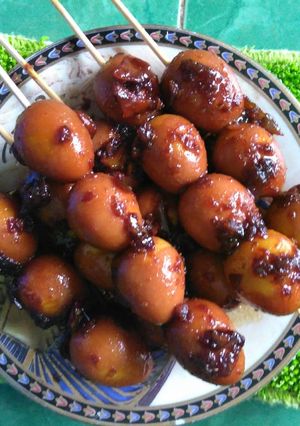 Foto resep Sate telur puyuh