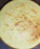 Bizcochuelo de limón, con queso crema