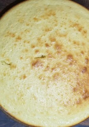 Una foto de Bizcochuelo de limón, con queso crema
