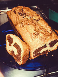 Una foto de Bizcocho marmolado sin gluten