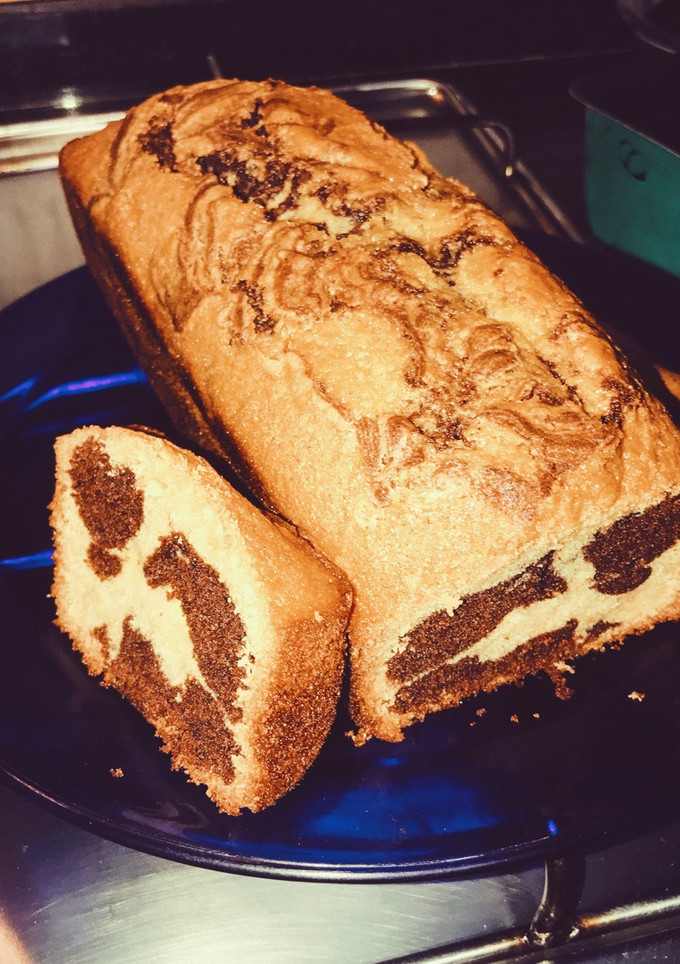 Una foto de Bizcocho marmolado sin gluten