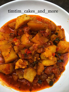 A picture of Spicy sweet potatoes.