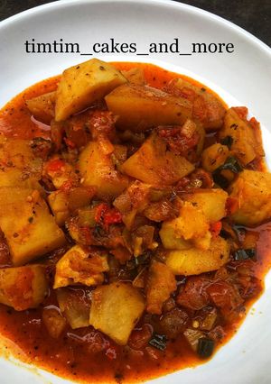 A picture of Spicy sweet potatoes.