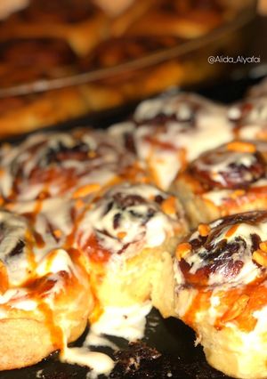 صورة لوصفة سينابون رولز هش 🤤