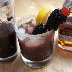 A picture of Blackberry Bourbon Smash.