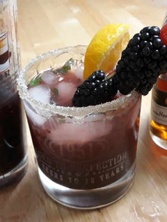 A picture of Blackberry Bourbon Smash.