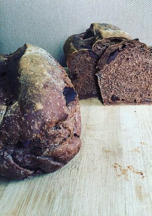 Une photo de Pain au cacao et chocolat noir