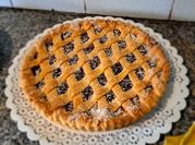 Una foto de pastafrola de batata