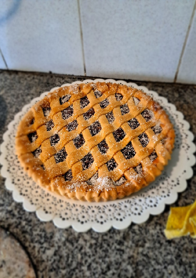 Una foto de Pastafrola de batata