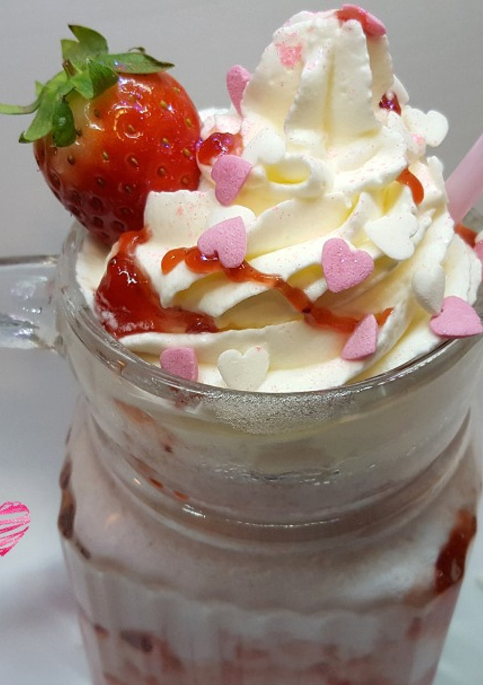 Una foto de Batido de Fresa