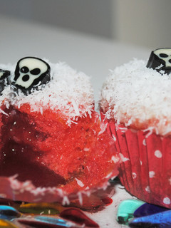 Una foto de Cupcakes sangrientos