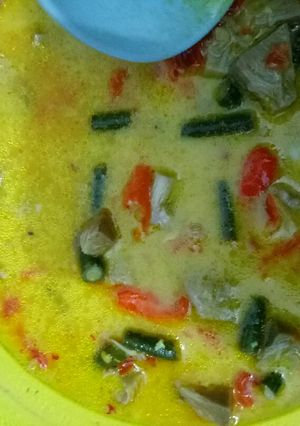 Foto resep Lodeh Pedas Kacang dan Nangka Muda