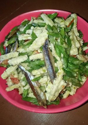 Foto resep Tumis kacang, tempe dan ikan asin
