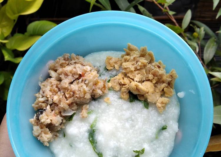 Cara Gampang Membuat MPASI 8 BULAN Menu 4* &#34;Pecel Lele Bubur Bayam&#34;, Menggugah Selera