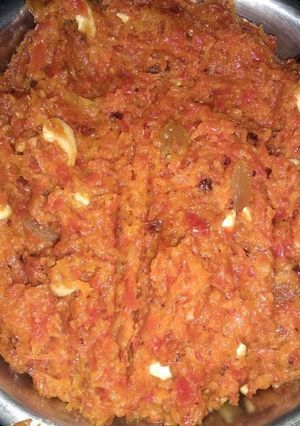 A picture of Gajar ka halwa.