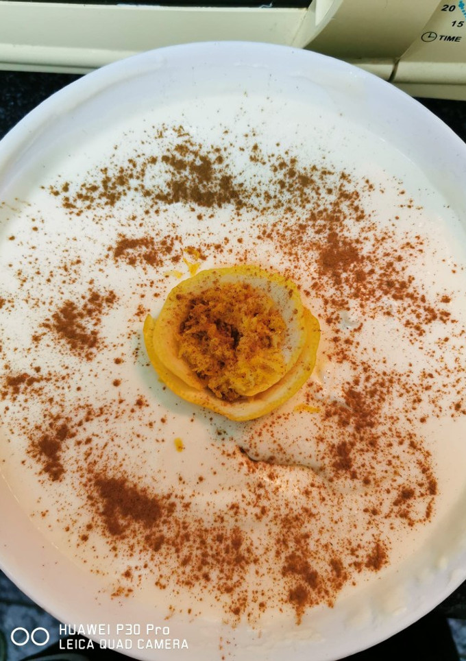 Una foto de Mousse de limón